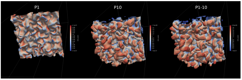 Illustration of hydrogen under pressure. 