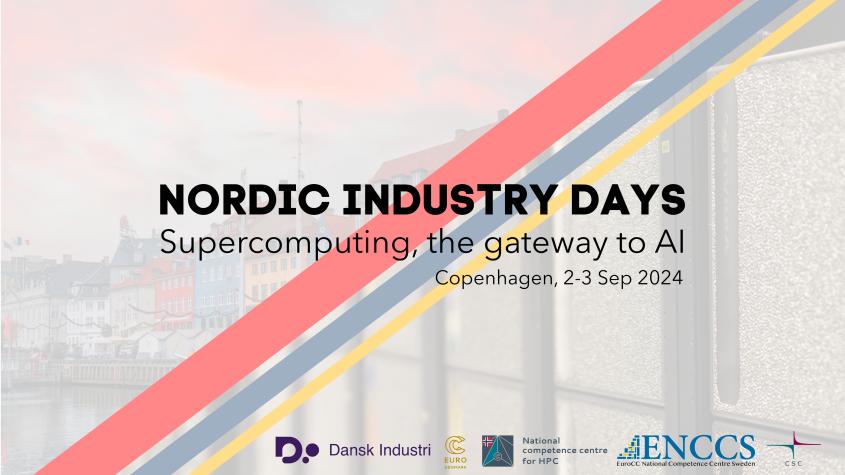 Banner for Nordic Industry Days 2-3 September 2024