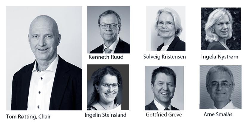 Collage of the Sigma2 Board of Directors anno 2024.